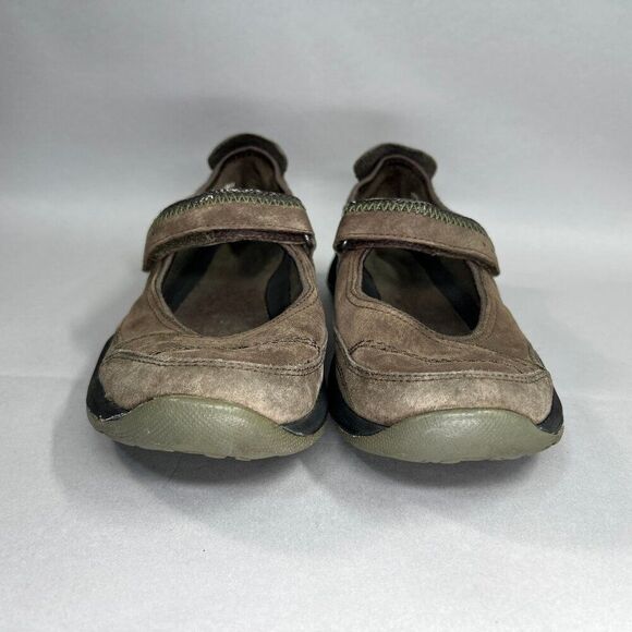 Clarks Privo Women's Size 6.5 Brown Suede Leather Mary Jane‎ Shoes - Picture 2 of 11